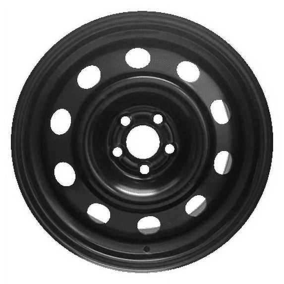 New 17x7.5 inch Wheel for Ford Escape 13-17 Black Painted Steel Rim