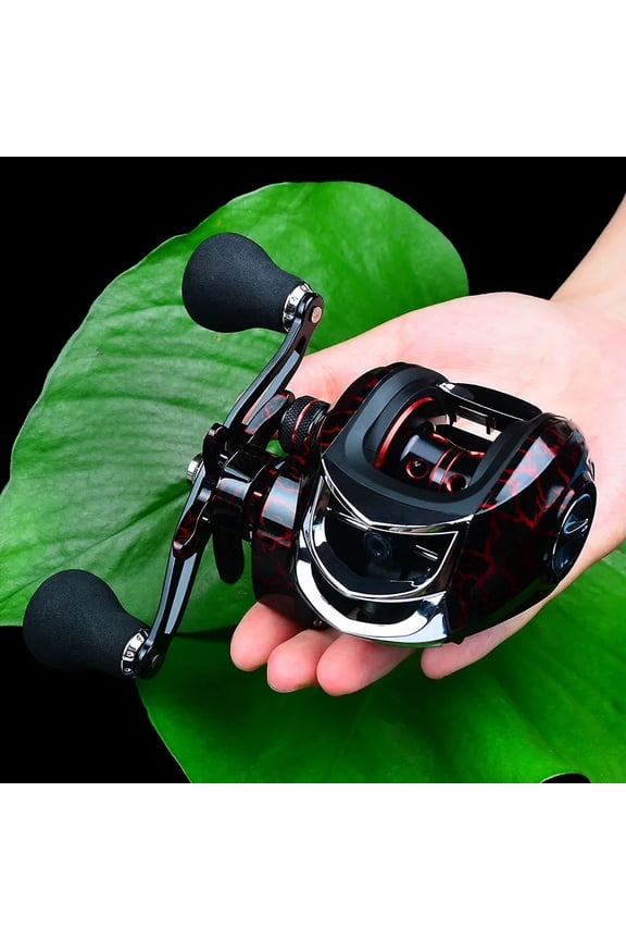 New  18+1BB Dual Brake System Baitcasting Reel 8KG Max Drag 7.1:1 High Speed Fishing Reel for Carp Bass(Give Gifts)
