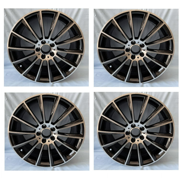 AMG Aluminum 18 inch Wheel 5 Lug Matte Black Machined Face