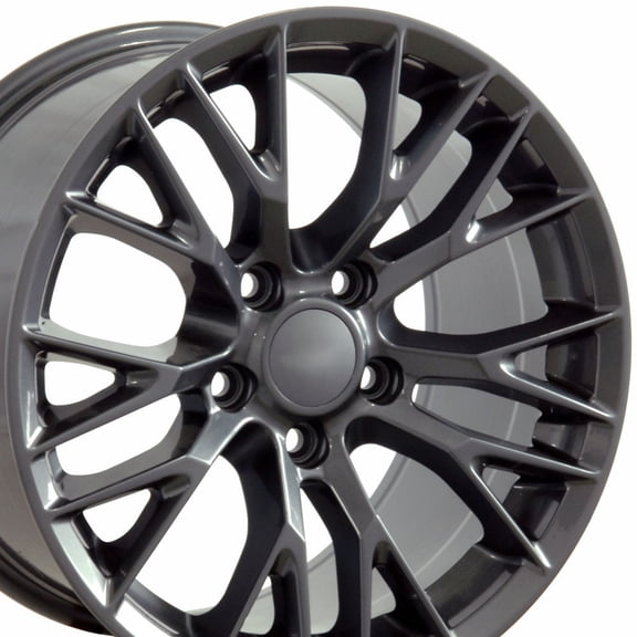 New 18 Inch Aluminum Wheel for 97-13 Chevrolet Corvette Gunmetal Rim
