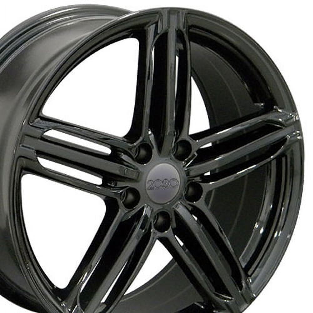 New 18 inch Aluminum Wheel for 97-03 Audi A8 Black Rim - Walmart.com