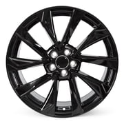 جنوط جديدة مقاس 18 x 8 بوصة لتويوتا كورولا 2019 - 2022، 18 جنوط عجلات بديلة من السبائك السوداء
