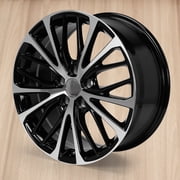 New 18" x 8" Replacement Wheel Rim for TOYOTA CAMRY SE 2018-2022 Machined Black Rim