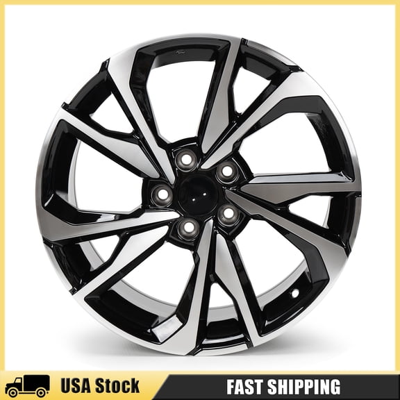 New18"x8" Replacement Alloy Wheel Rim for Honda Civic 2017 2018 2019 2020 2021, 42700TGGA71