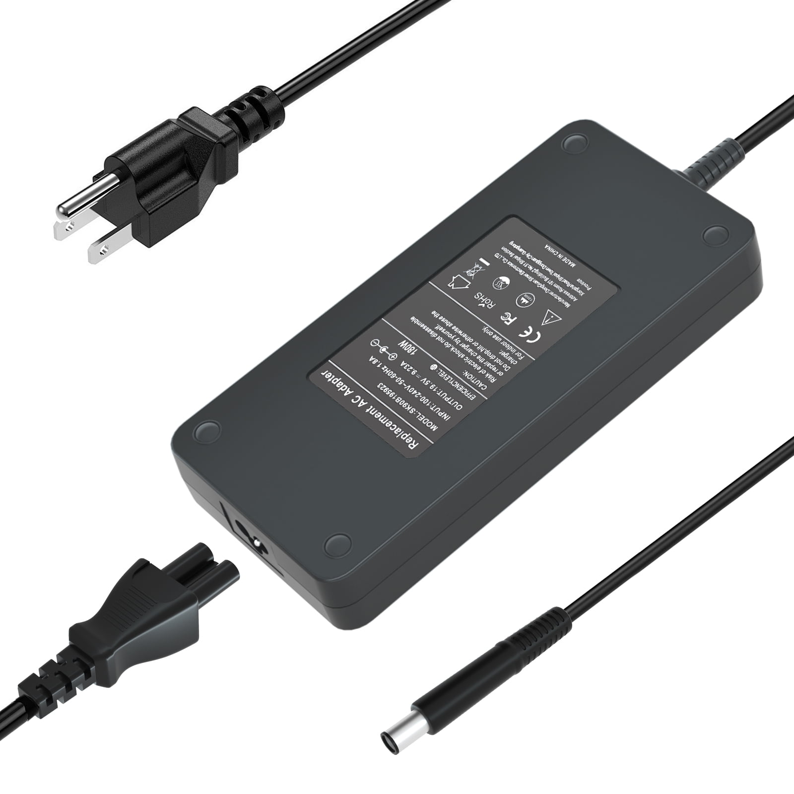 Ursulan 180W Laptop Charger for Dell Alienware 13 15 R1 R2 G3 G5 G7 ...