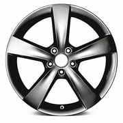 New 18x7.5 Inch Aluminum Wheel Rim Dark Hyper Silver Fits 2013-2016 Dodge Dart