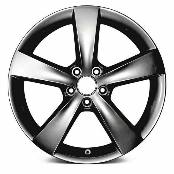 New 18x7.5 Inch Aluminum Wheel Rim Dark Hyper Silver Fits 2013-2016 Dodge Dart