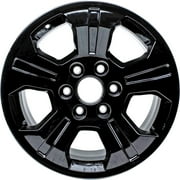 New 18x8.5 Gloss Black Alloy Wheel for 2016-2020 GMC Sierra 1500 6x5.5 5 Spoke Factory Replacement OE 84227872 Hollander 560-05819 Rim