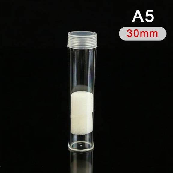 New 19-32mm Clear Plastic Roll Coins Storage Tube Protective Tube Holder Coins Collect Protect Gross Ware Tools