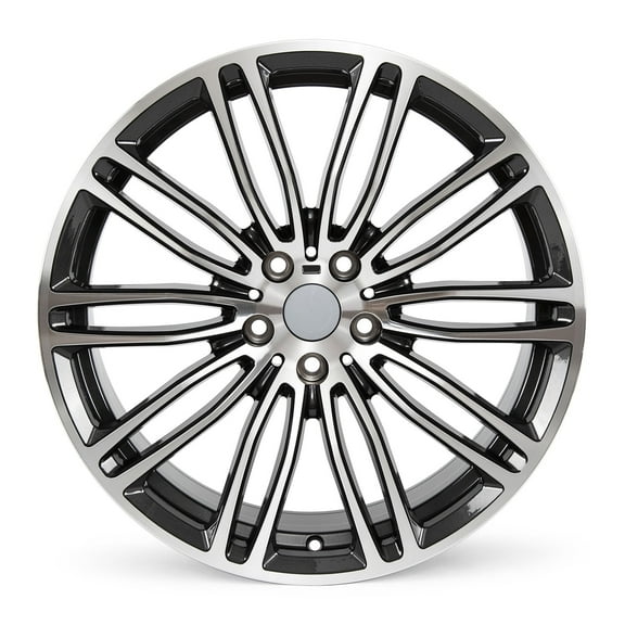 New 19" Rims Fit BMW 530e 530i 540i M550i 2017-2020, 19 x 8 inch Graphite Gray Wheels Rims