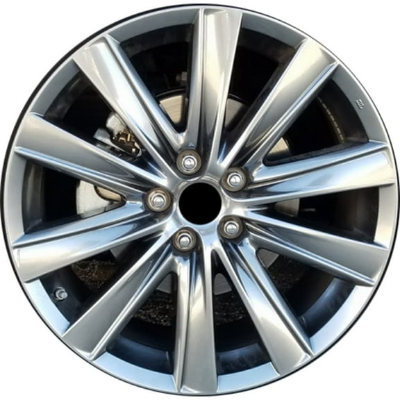 New 19"x7.5" Alloy Wheel Rim for 2018-2021 Mazda 6 Painted Medium Hyper Silver