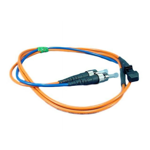 New 1M Leviton Fiber Optic Multi-Mode Duplex Patch Cable Cord MT-RJ ST 498MT-M01