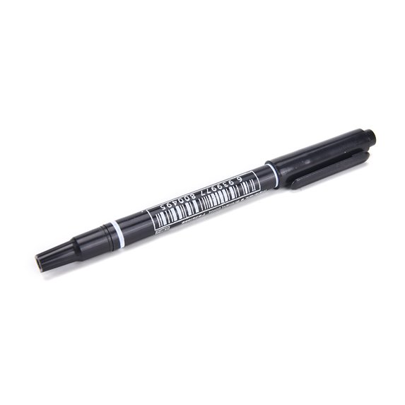 New 1PC 3 Colors Quick-drying Writing Pens Twin Tips Doubled Headed Hook Line Permanent Paint Marker Pen For CD DVD Media Disc black