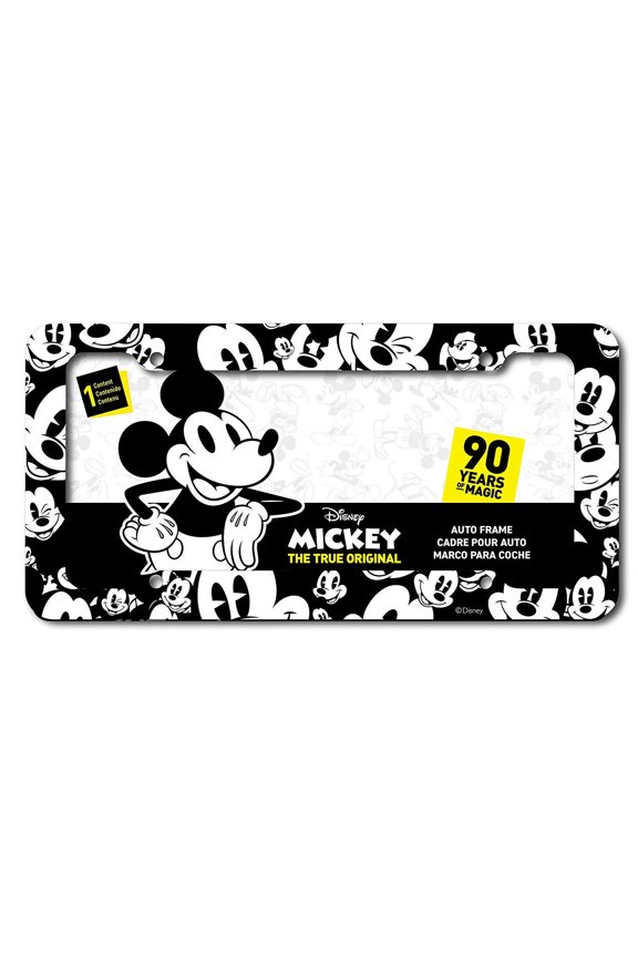 New 1pc Walt Disney Mickey Mouse Expression Car Truck License Plate Frame