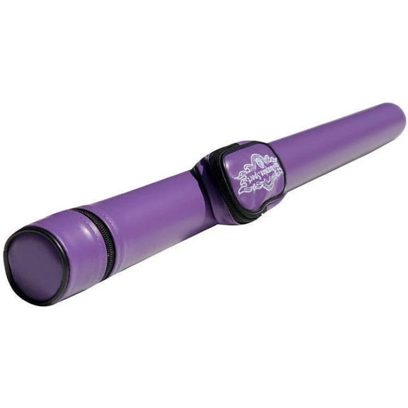 New 1x1 Purple Pool Cue-Billiard Stick Case 1x1 W Pocket, Carrying Strap, Price: MSRP $60