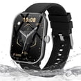 thumbnail image 1 of New 2.01-inch Smartwatch for Android/Ios, with Wireless Call Message Push Music Player Camera Remote Control, Fashion Gift for Men Women Kids-Black, 1 of 10