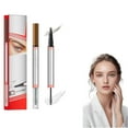 thumbnail image 1 of New！ 2 in 1 Eyebrow Pencil with Gel 2024 New Ended 3D Microblading Eyebrow Pen 2 in 1 Ended 4 Fork Tip Brow Tint Pencil Eyebrow Setting Wax End Long Lastin 1ml, 1 of 9