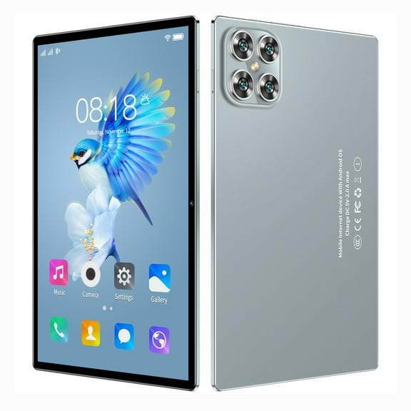 New 2+16G Full Netcom 10.1 Inch Android Tablet 10 Core IPS HD Slim Screen WiFi Bluetooth Voice Call Gaming Office Learning Tablet SIM Communication