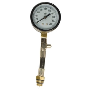 Universal Compression Tester 200 PSI Small Engine Diagnostic Tool Compatible with 14mm 18mm Spark Plugs Briggs Kohler Honda Kawasaki Tecumseh Subaru Robin Snow Blower 288-5161 Gauge