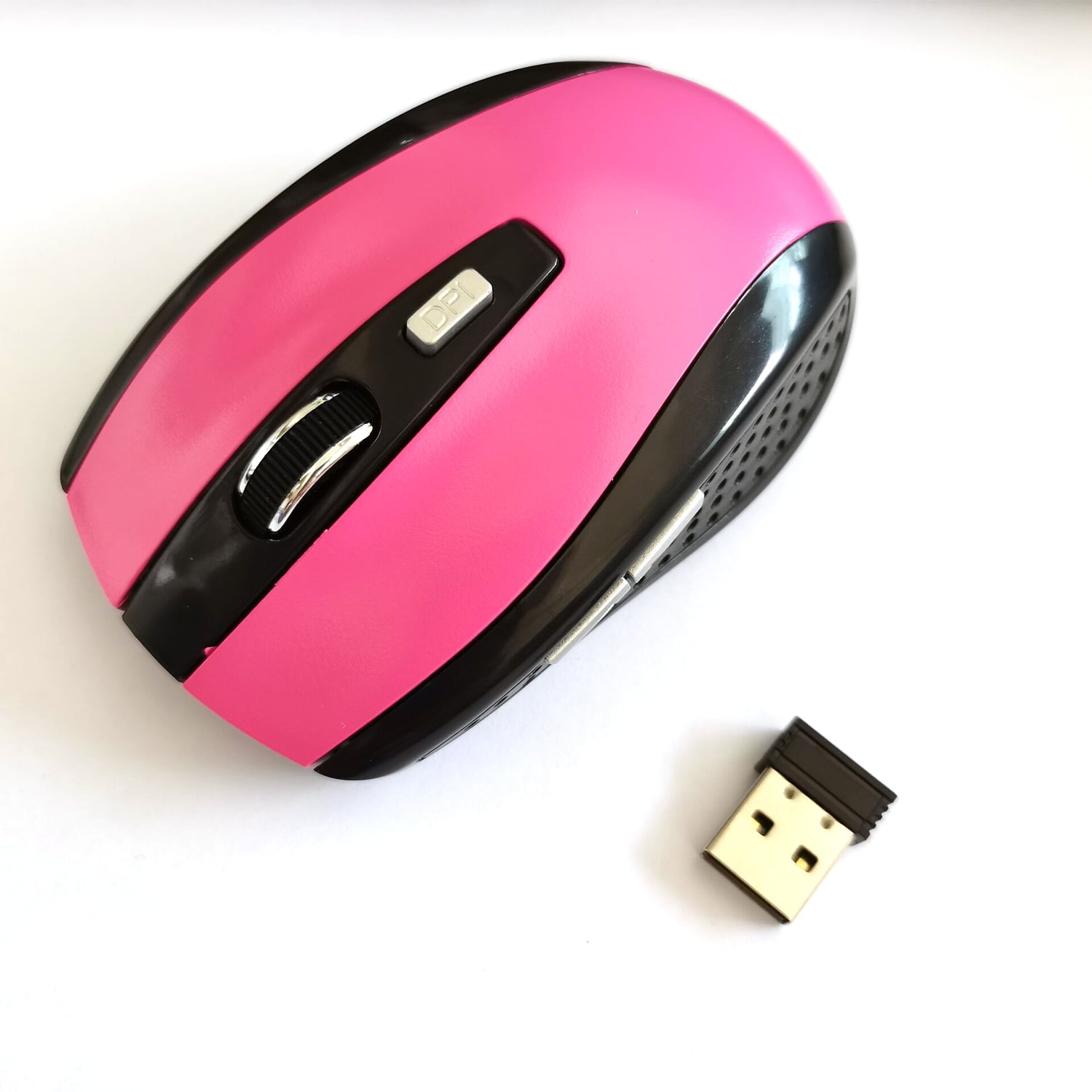 New 2.4GHz Wireless USB Receiver Mouse Mice Computer Mouse Pink