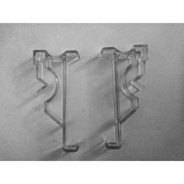 New 2.5 Inch Valance Clips for Window Blind Valance Clear Type (10 Pack