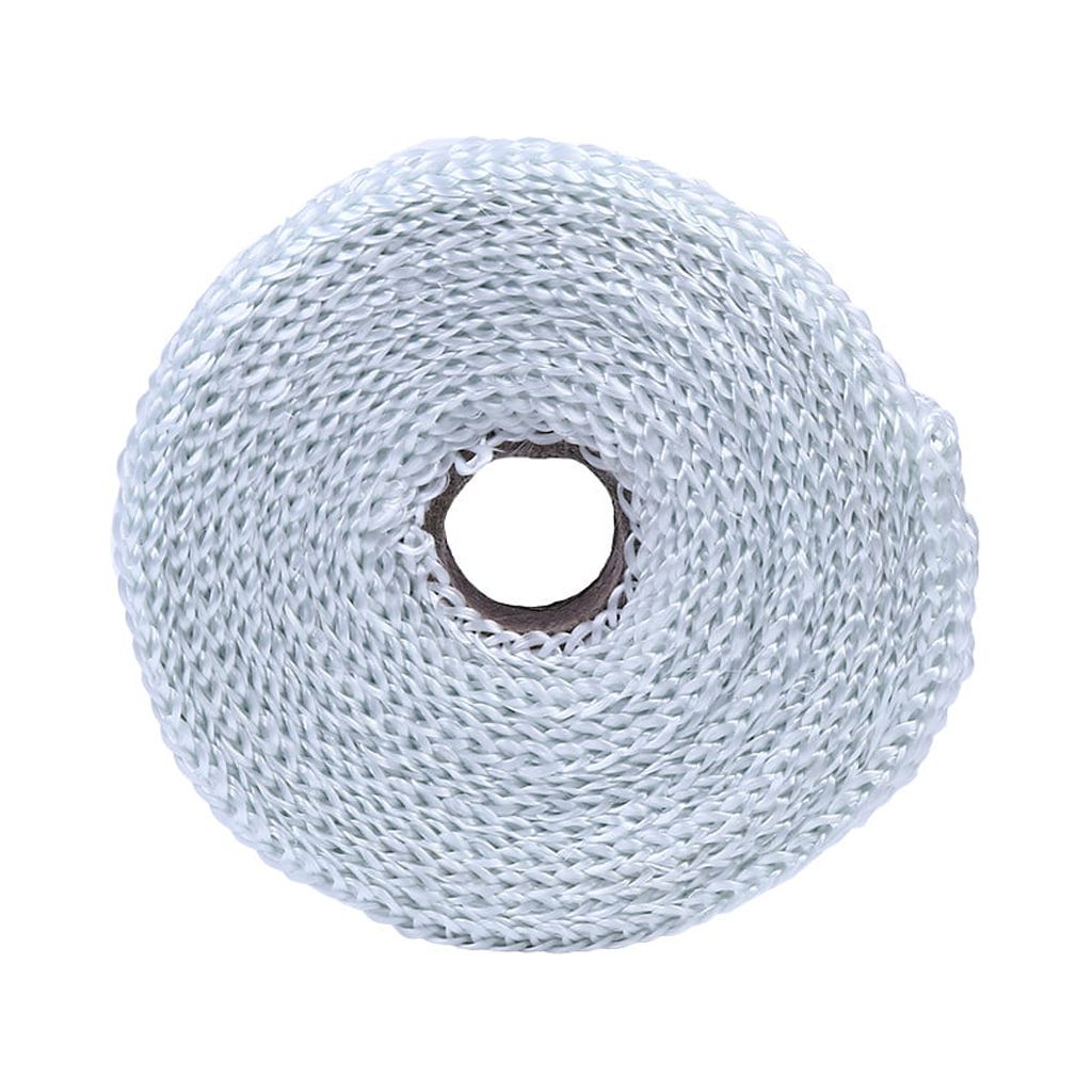 New 2.5Cm 5M Roll Fiberglass Exhaust Header Pipe Heat Wrap Tape + 4