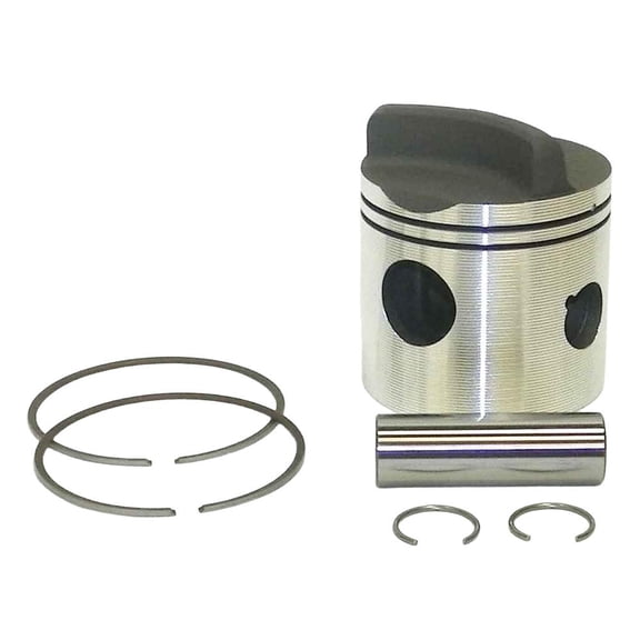 New 2.915" Bore 0.040" Over Piston Kit Compatible With Mariner Mercury 6 Cyl 2.875 Bore Cross Flow 150 HP 1973-1978 6 Cyl 2.875 Bore Cross Flow 115 HP 1984-1988 By 3123P4