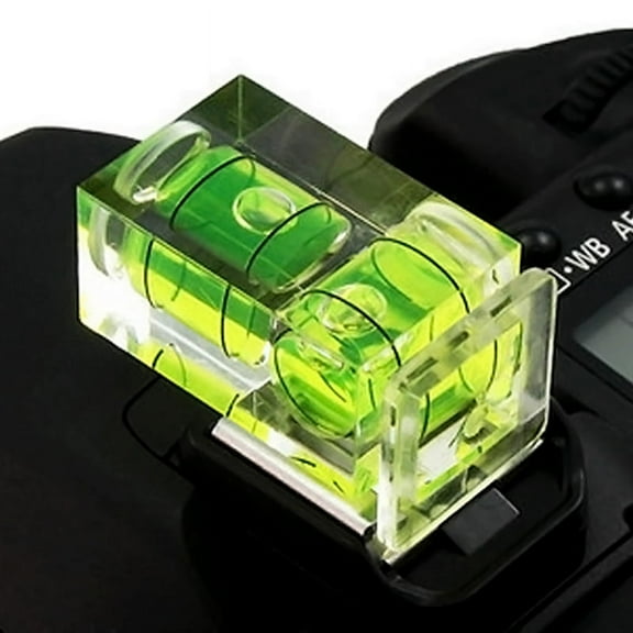 New 2 Axis Bubble Spirit Level Hot Shoe Cover cap For Camera DSLR S4I8
