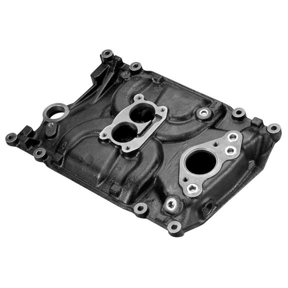 New 2 Barrel 4.3L Intake Manifold Assembly, 262 CID, Replaces Mercruiser 824324T02, Volvo Penta 3855805, Casting 12552422, 8 Bolt for 1997 and Newer by FASWORX