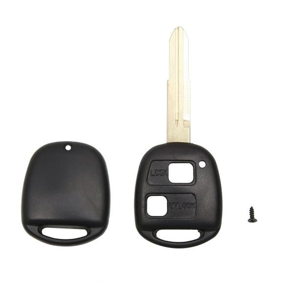 New 2 Buttons Blank Remote Key Fob Case Shell for Toyota Yaris Corolla RAV4