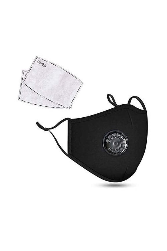 Face Shield Balaclava Mask w/ Filter Included – Breathable Neck Gaiter, Burgundy, 2 Pack