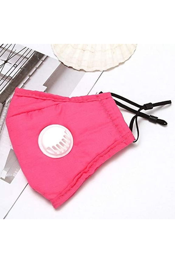 Face Shield Balaclava Mask w/ Filter Included β Breathable Mouth Cover, Pink, 2 Pack