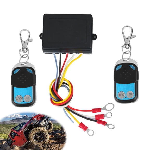 New 2-Pack Waterproof Winch Remote Universal 100FT Range Fit Handset