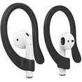 thumbnail image 1 of New 2 Pairs AirPods Ear Hooks Anti-Slip Sport Hooks Silicone Compatible with Apple AirPods 1 & 2 for Running, Jogging, Cycling, Gym - Black, 1 of 5
