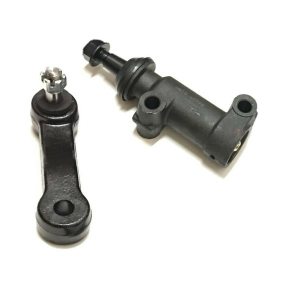 New 2 Pcs Front Steering Idler Arm + Idler Arm with Bracket Set