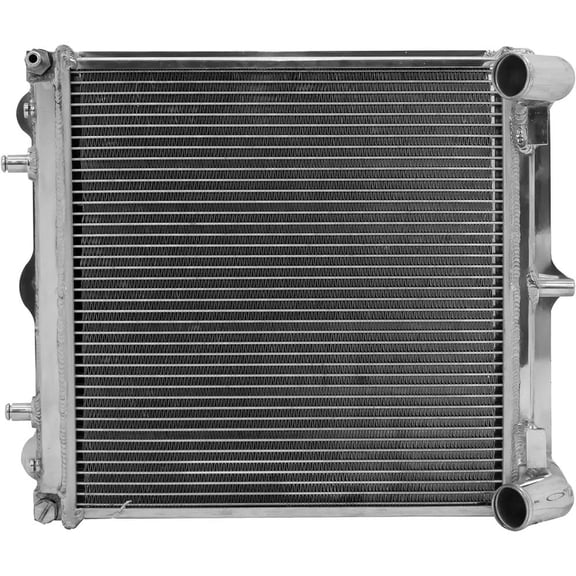2-Row Radiator Compatible with 1997-2004 Porsche 911 Carrera 3.6L (02-04) 4 3.6L (02-04) 4S Boxster Base 2.5L (97-99) Roadster 2.7L CSF7044