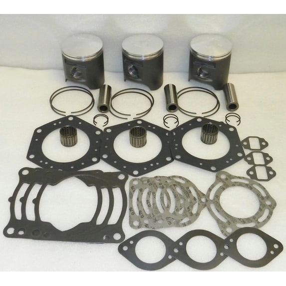 New 2 Stroke 79.87Mm Platinum Standard Bore Piston Kit Compatible With Kawasaki Ultra 150 1200 1999 2000 2001 2002 2003 2004 2005