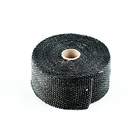 New 2" W 25' L Black Color Exhaust Wrap By Parts H526-2000
