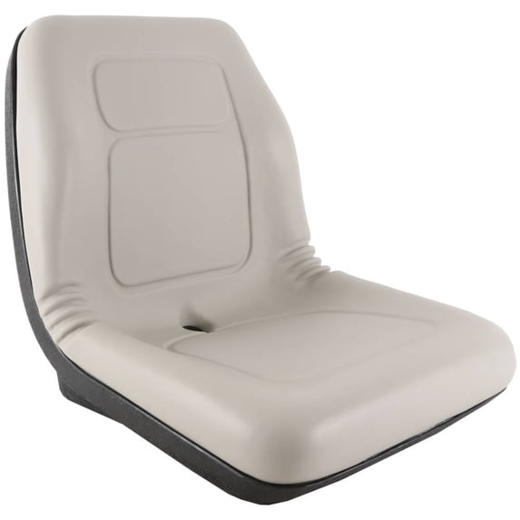 High Back Seat Compatible with 1992-2001 Husqvarna 2748 GTH 2654 LGT 2654 YTH 1542 LGT2554 YT42XLS John Deere 415 425 445 455 LT155 Toro Foam Cushion Drain Hole Gray Vinyl Replaces