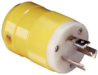 Marinco Marine Electrical Plug 20A/125V Male Locking Shore Power Connector