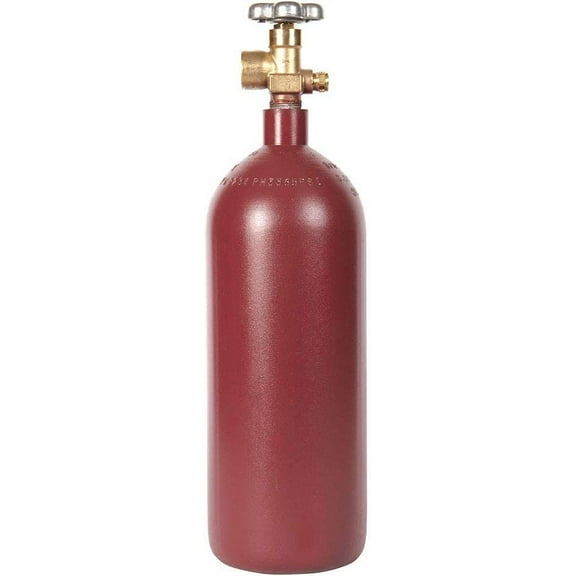 New 20 Cubic Foot Steel Nitrogen Cylinder DOT Approved CGA580 Valve