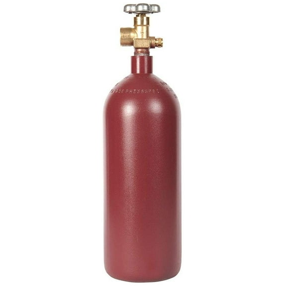 New 20 Cubic Foot Steel Nitrogen Cylinder DOT Approved CGA580