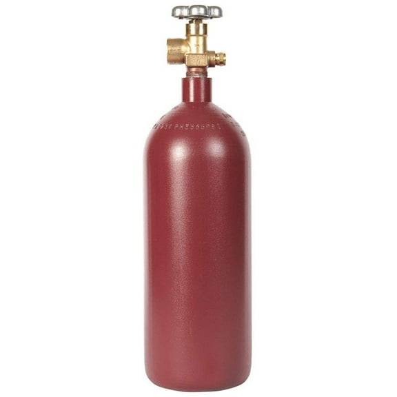 New 20 Cubic Foot Steel Nitrogen Cylinder DOT Approved CGA580