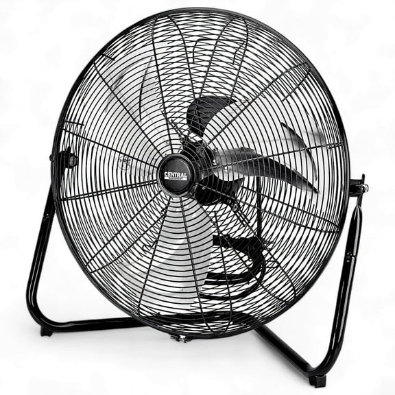 New 20 inches Speed Heavy Duty Powerful and Quiet Metal High-Velocity Floor Fan, Black