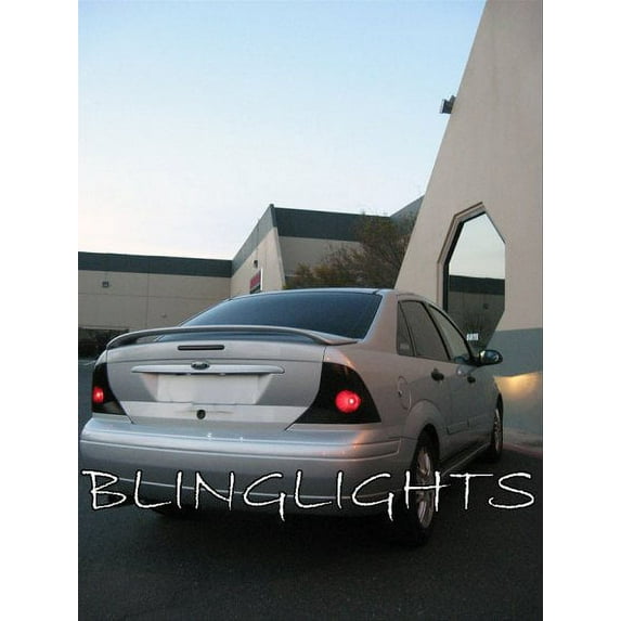New 2000-2004 Ford Focus Sedan Tint Smoke Tail Lights Lamps Overlays Film Protection