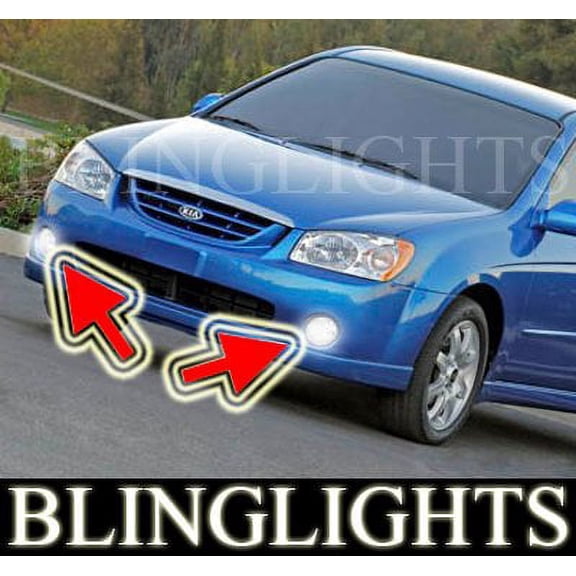 New 2004 2005 2006 KIA Spectra Spectra5 Xenon Foglamps Foglights Fog Lamps Driving Lights Kit