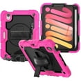thumbnail image 1 of New 2021 iPad Mini 6 Case (6-Generation 8.3-inch) 2021 with Screen Protector Pencil Holder 360 Stand Hand Strap Kids Shockproof Heavy Duty Rugged Cover for iPad Mini 6th Generation, 1 of 7