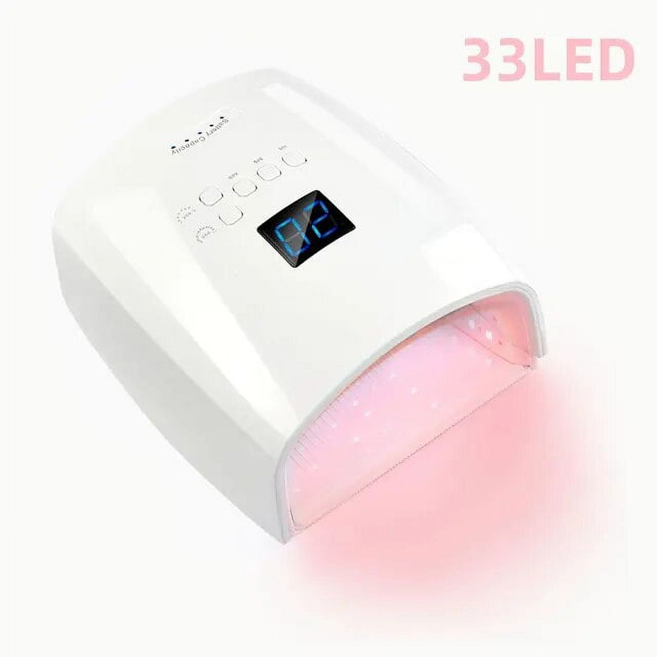 New 2024 2024 New UV LED Lamp for Nails Wireless Gel Polish Nail Dryer ...