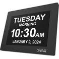 【New 2024 Dementia Clock Large Digital Clock for Seniors, Digital Clock