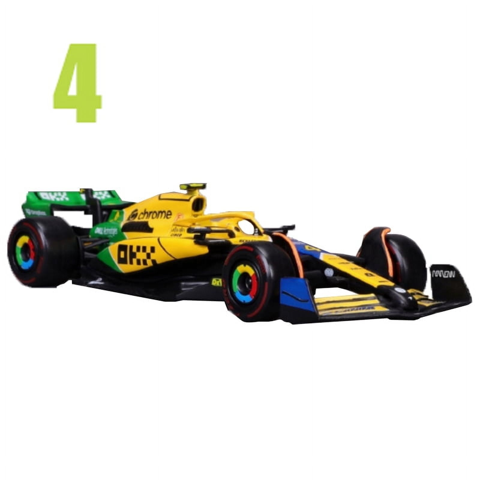 New 2024 F1 Bburago 1:43 Mclaren Mcl38 Miami Gp Monaco Gp Amg W15